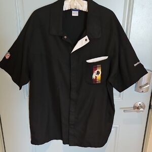 Reebok Black NFL Team Button-Up Shirt